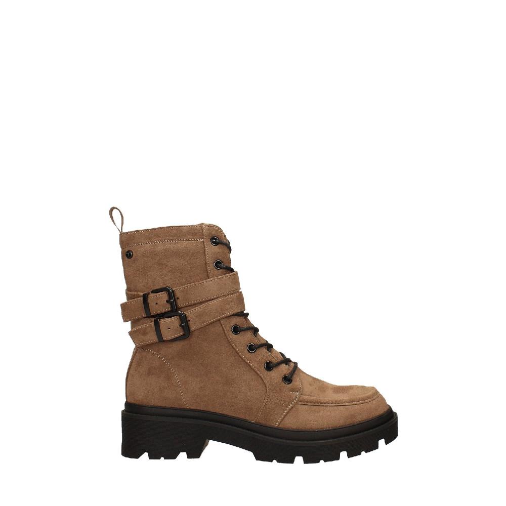 Tata Italia Stivaletti scamosciati con doppio cinturino. Tacco alto 5cm