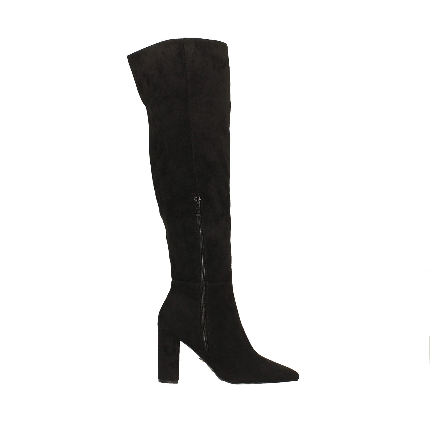 Tata Italia Stivali A Punta In Microfibra. Tacco Alto 9cm