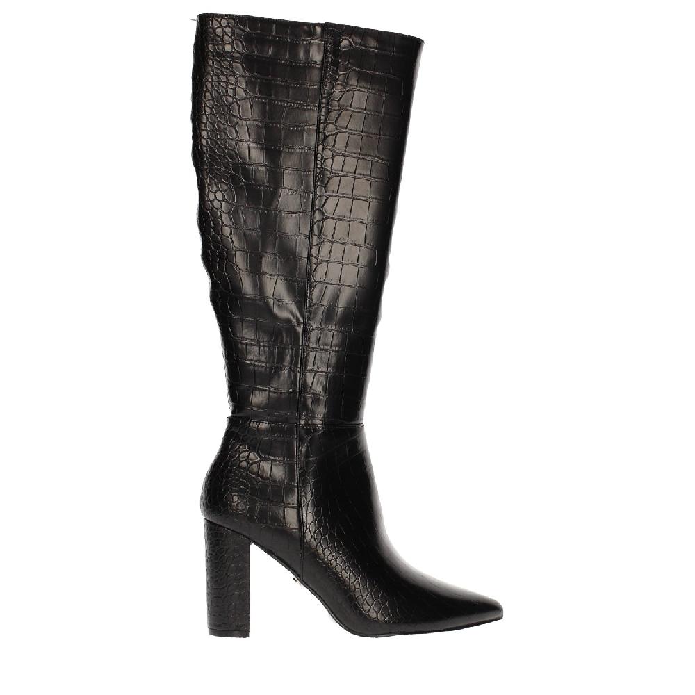 Tata Italia Stivali alti con stampa animalier.Tacco alto 8.5cm