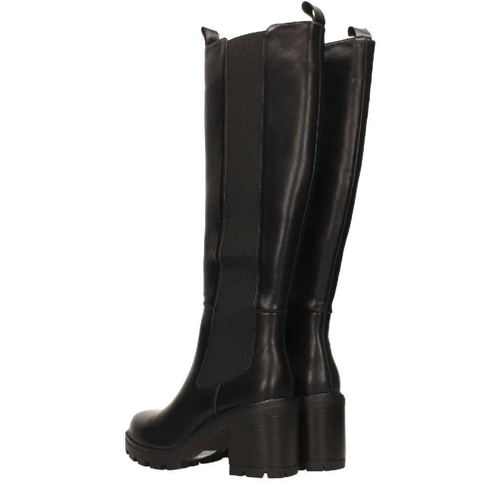 Tata Italia Stivali Con Inserto In Tessuto. Tacco Alto 8cm