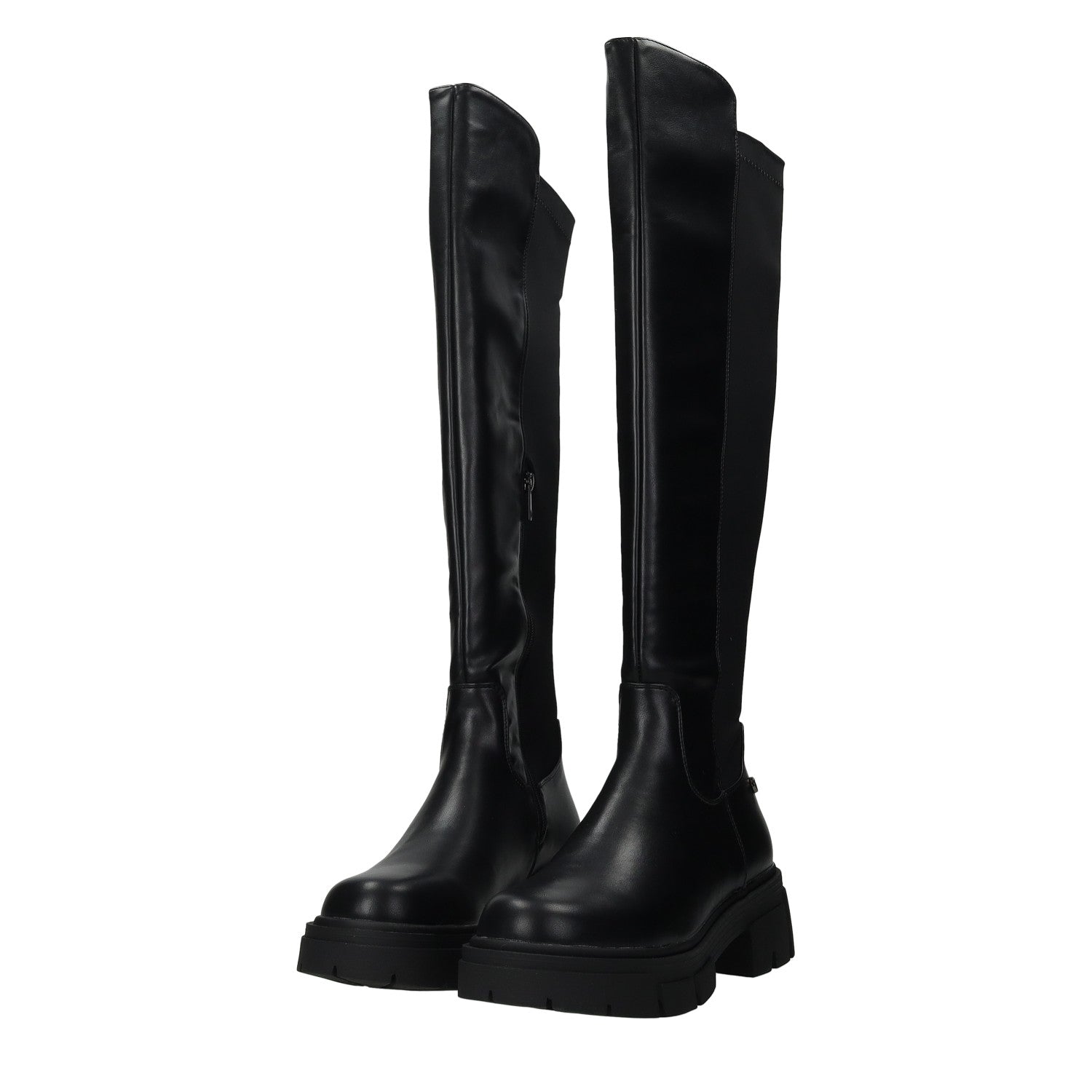 Tata Italia Stivali In Tessuto Stretch. Tacco Alto 5cm