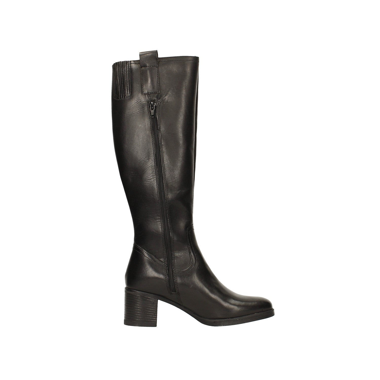 Tata Italia Stivali In Vera Pelle Con Tacco Largo Alto 6cm