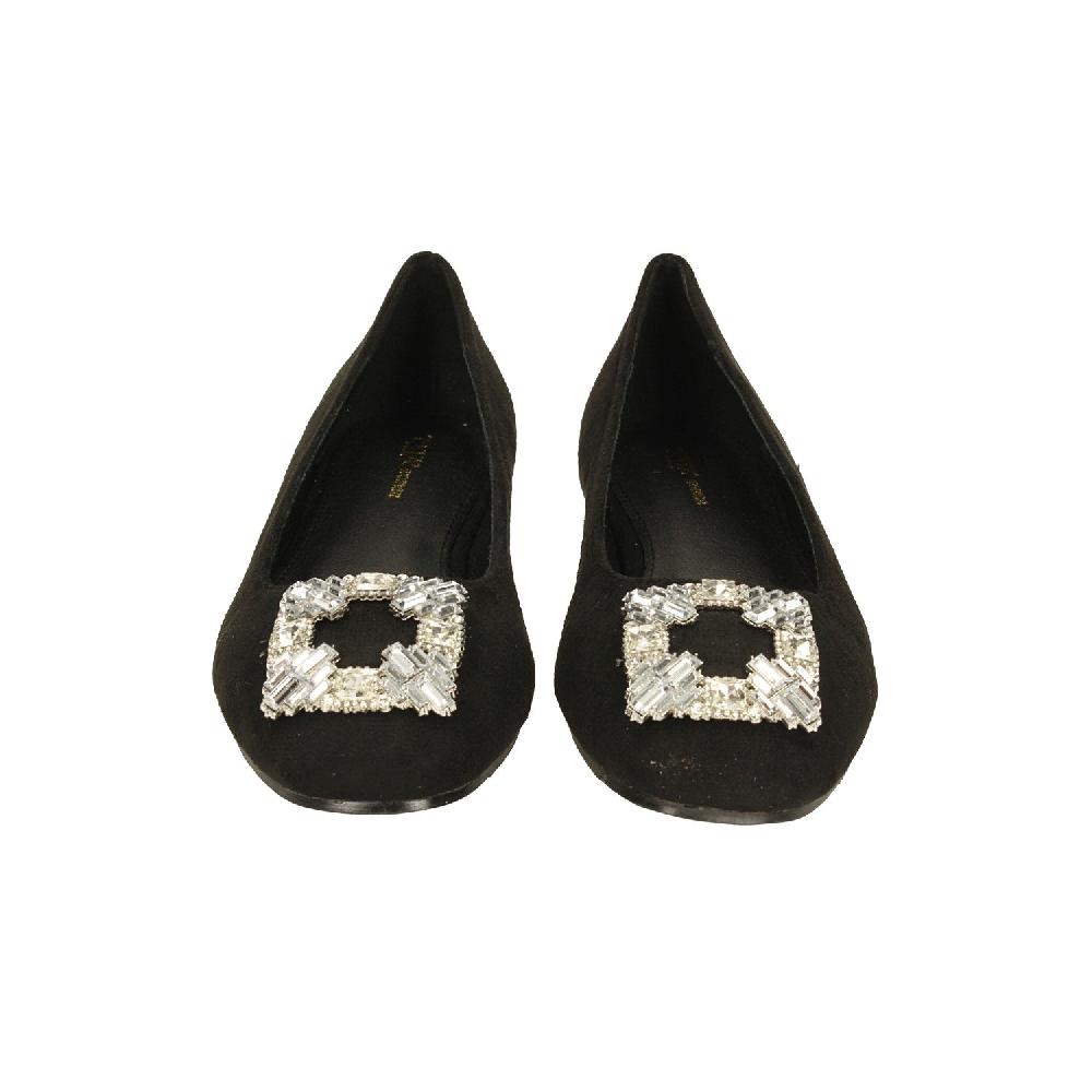 Tata Italia Ballerine Scamosciate Con Pietre