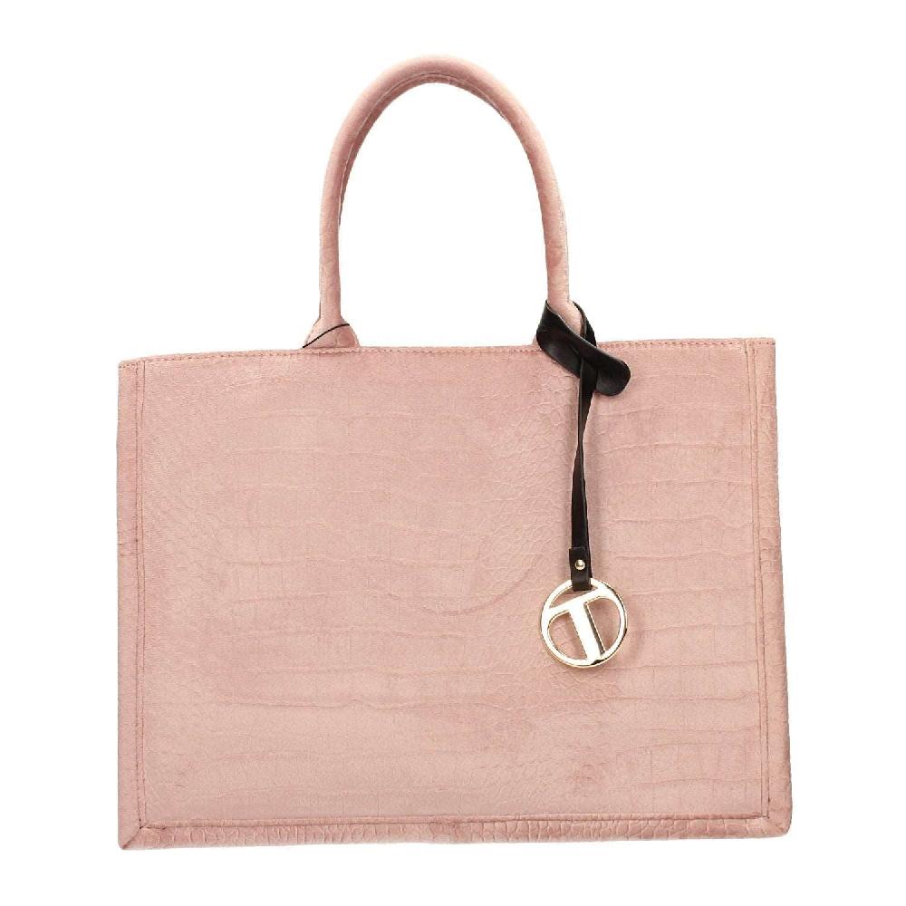 Tata Italia Borsa Pied-de-poule Beige E Marrone