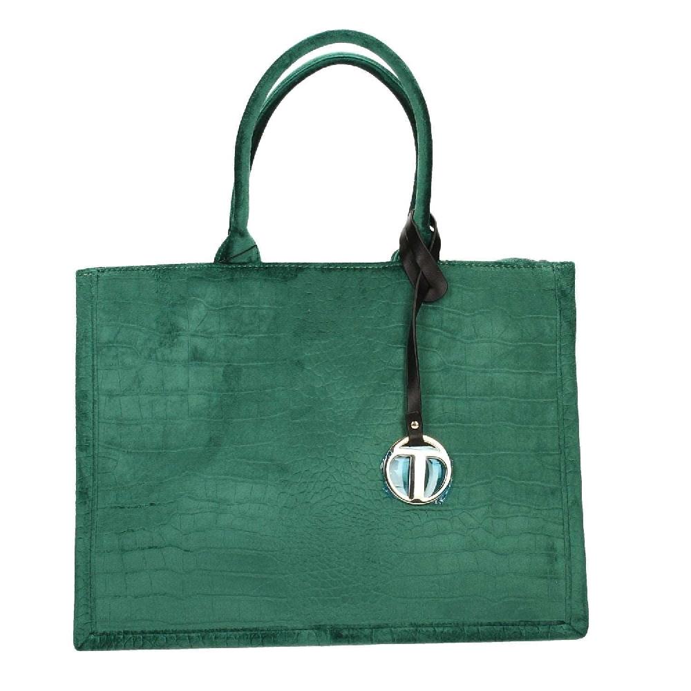 Tata Italia Borsa Pied-de-poule Beige E Marrone