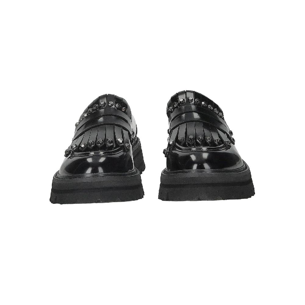 Tata Italia Mocassini Con Borchie.Tacco Alto 3cm