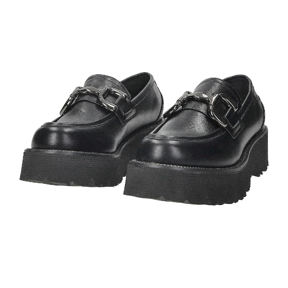 Tata Italia Mocassini Con Fibbia.Tacco Alto 4.5cm