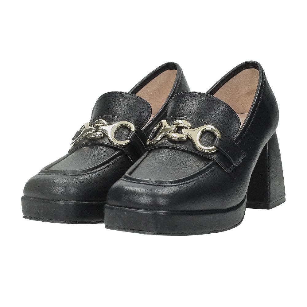 Tata Italia Mocassini Con Fibbia. Tacco Alto 8cm