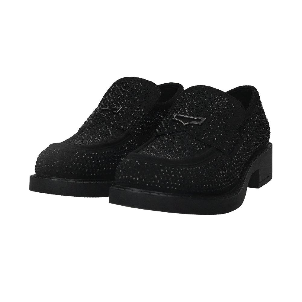 Tata Italia Mocassini Con Strass.Tacco Alto 4cm