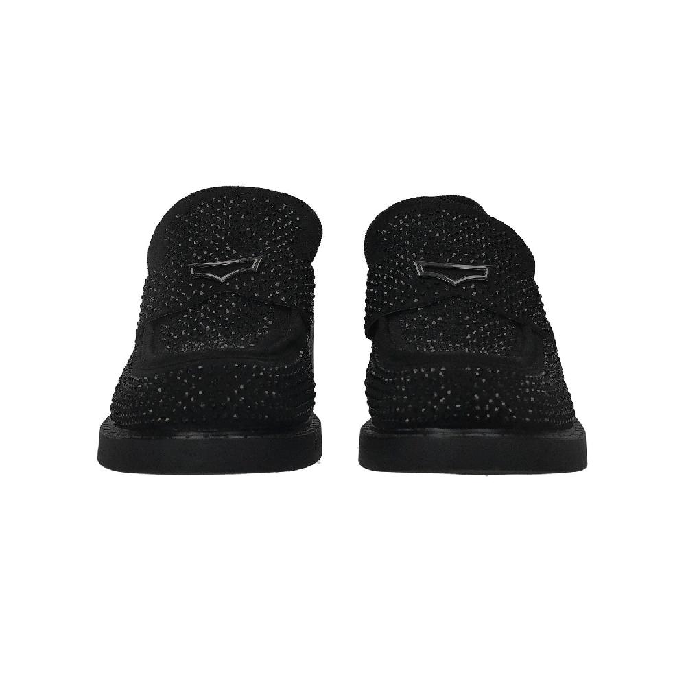 Tata Italia Mocassini Con Strass.Tacco Alto 4cm