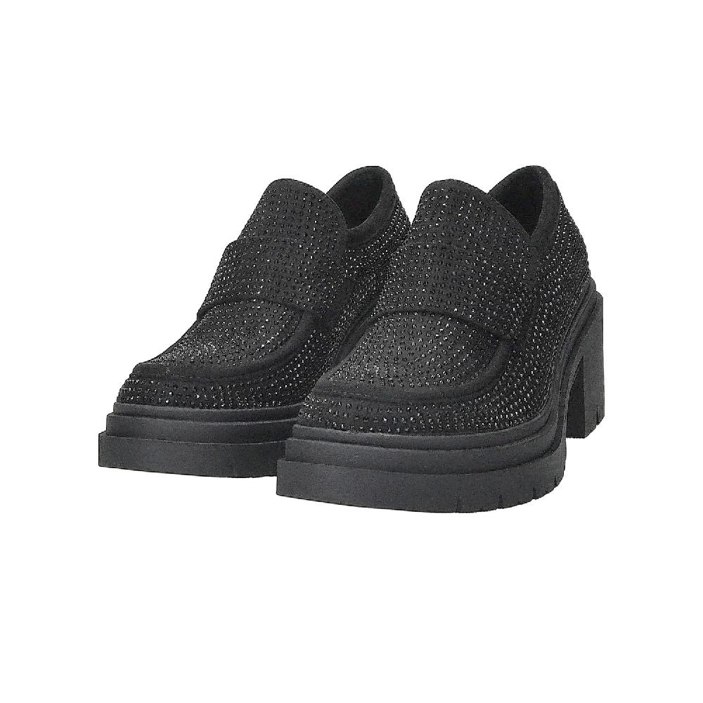 Tata Italia Mocassini Con Strass.Tacco Alto 6cm