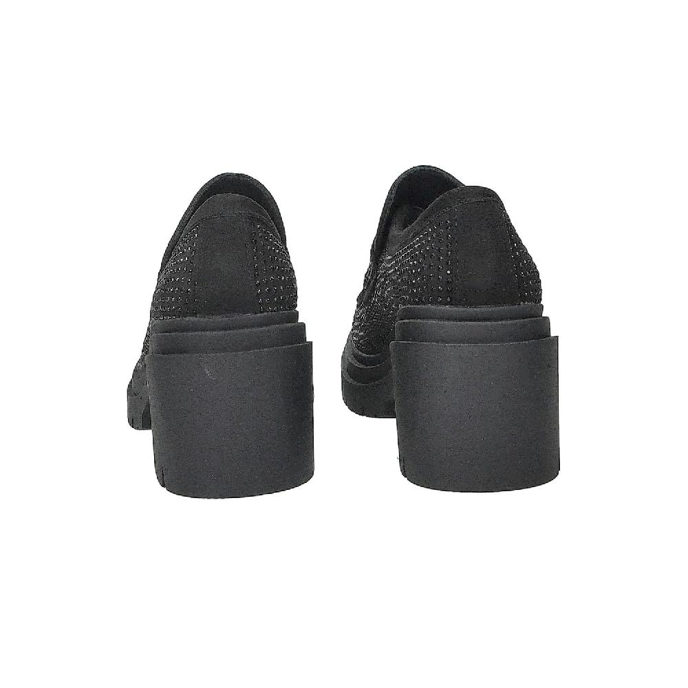 Tata Italia Mocassini Con Strass.Tacco Alto 6cm