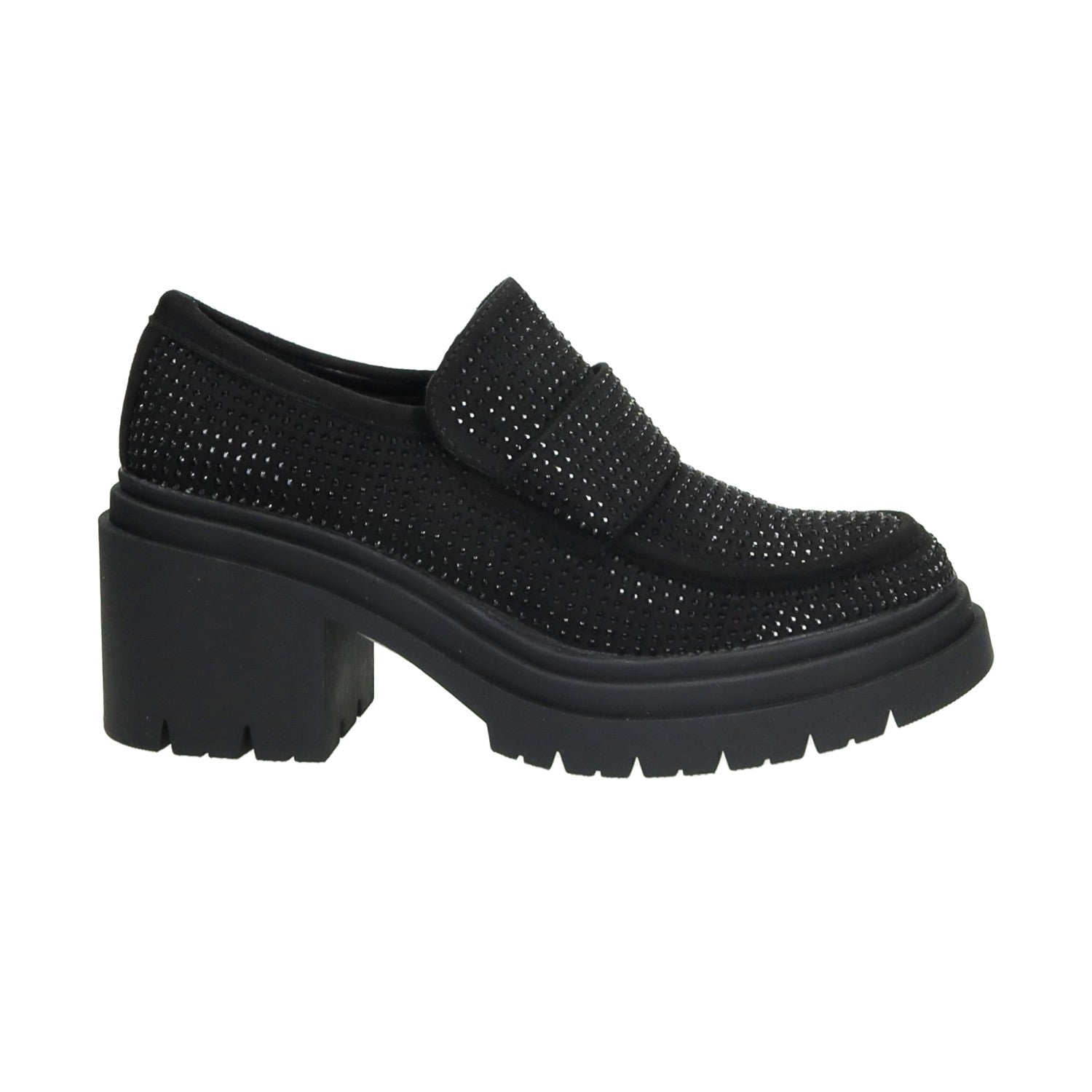 Tata Italia Mocassini con strass.Tacco alto 6cm