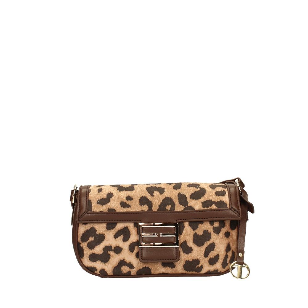 Tata Italia Pochette leopardata con tracolla