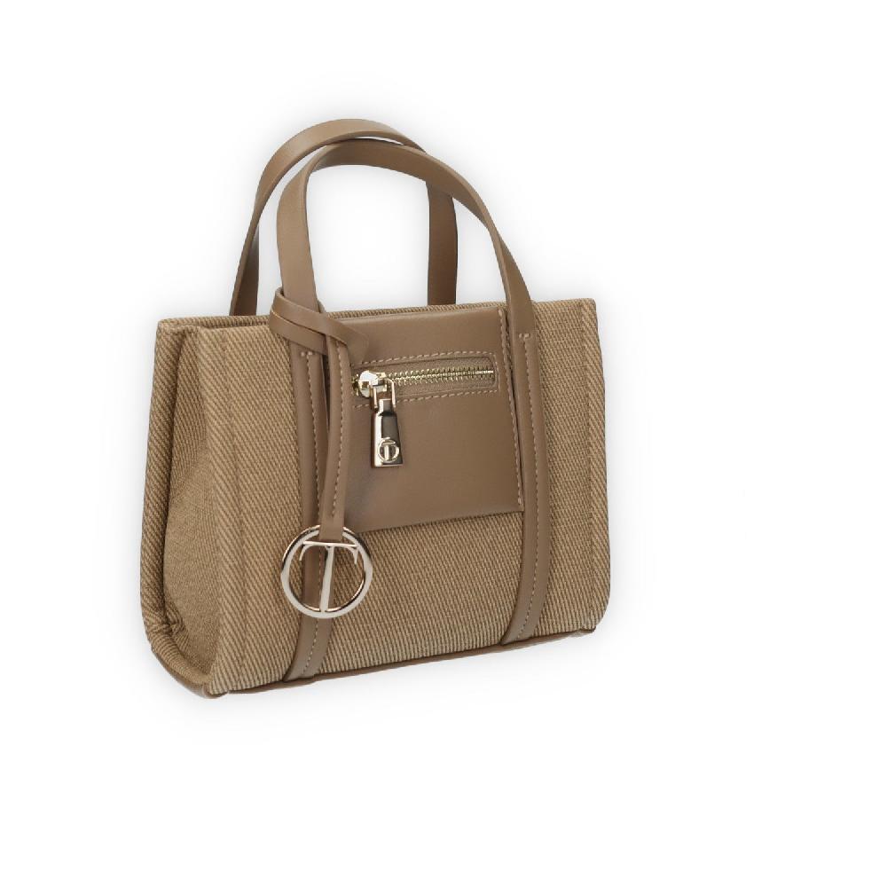 Tata Italia Shopping Bag Con Zip Esterna