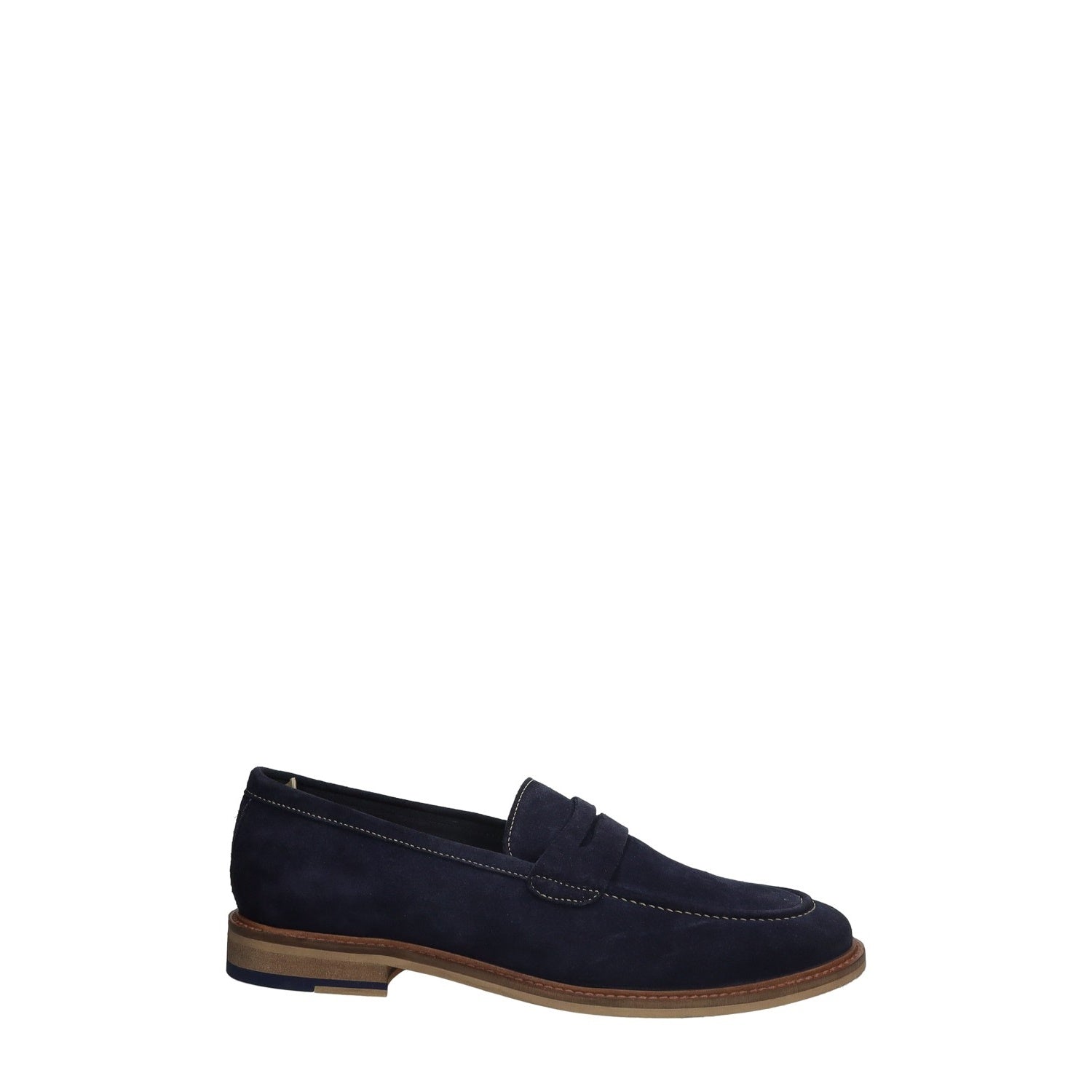 Tata Italia Slip On Blu In Tessuto Scamosciato