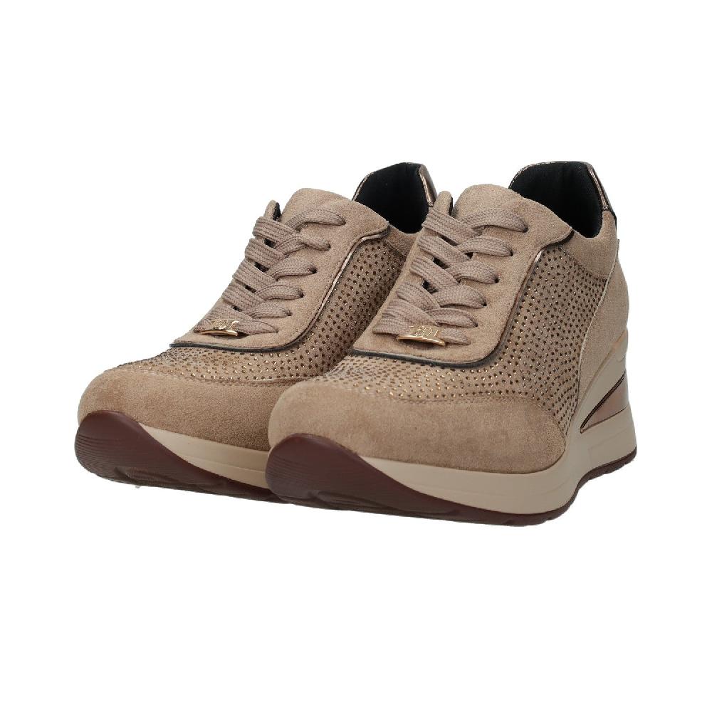 Tata Italia Sneakers In Tessuto. Tacco Alto 6 Cm