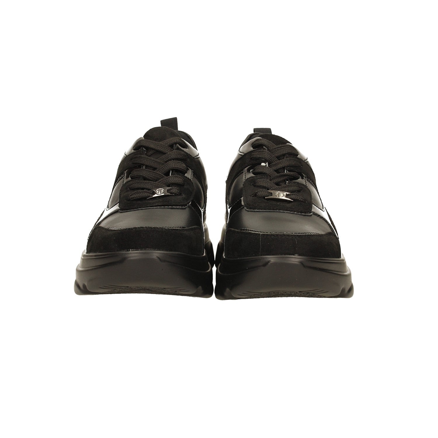 Tata Italia Sneakers Total Black. Suola Alta 5cm