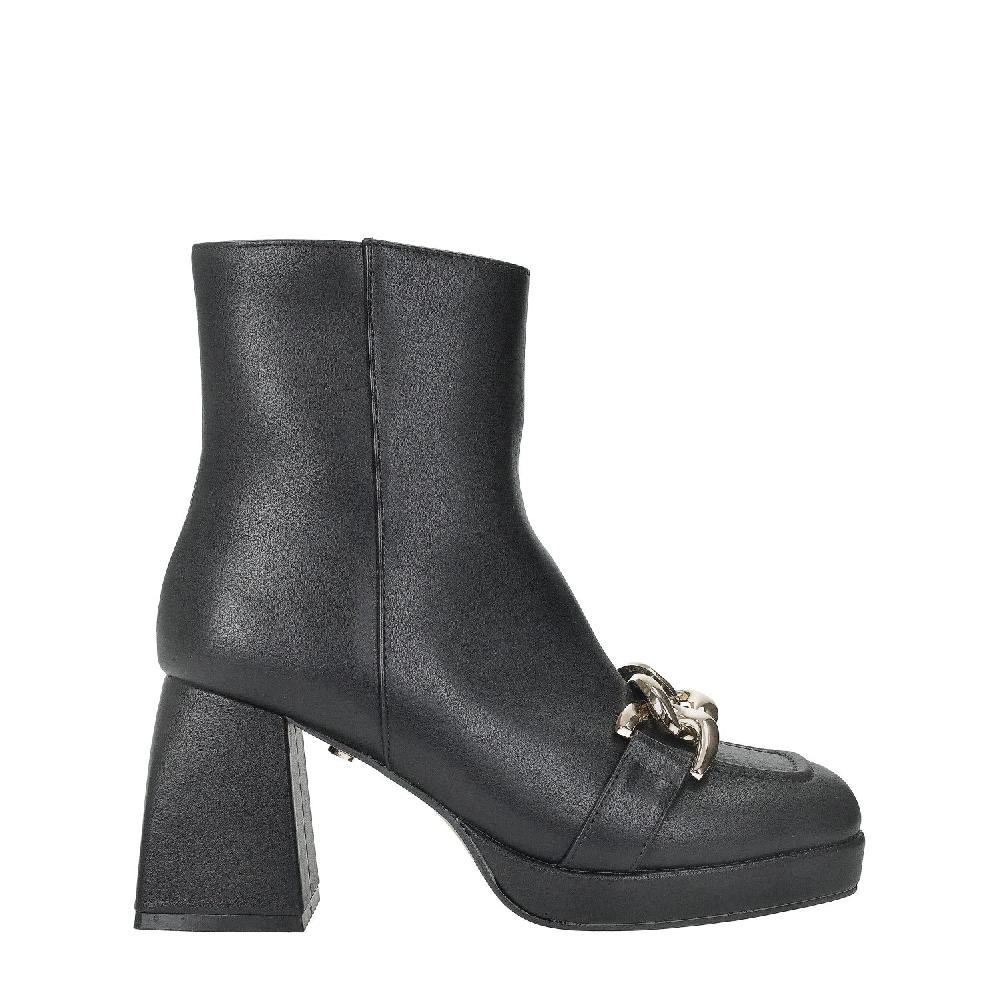 Tata Italia Stivaletti con catena.Tacco alto 8cm