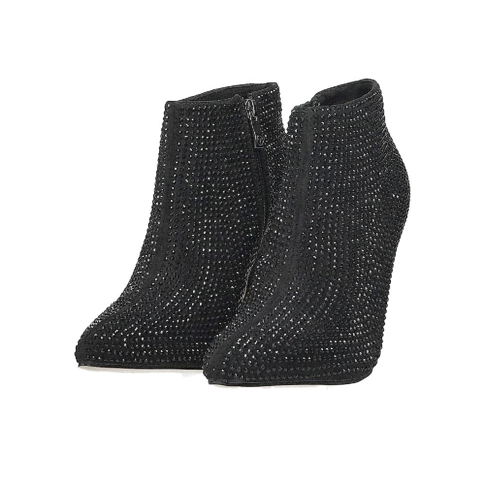 Tata Italia Stivaletti Con Strass. Tacco Alto 10cm