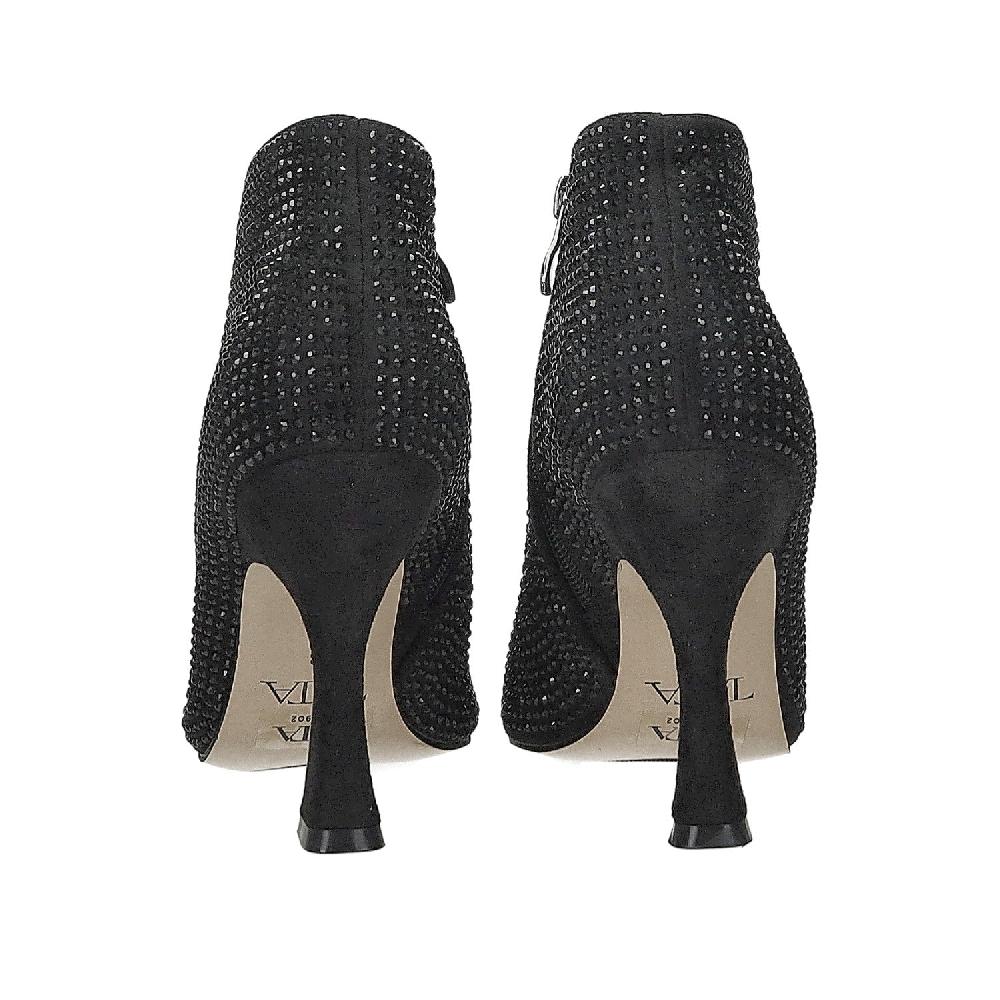 Tata Italia Stivaletti Con Strass. Tacco Alto 10cm