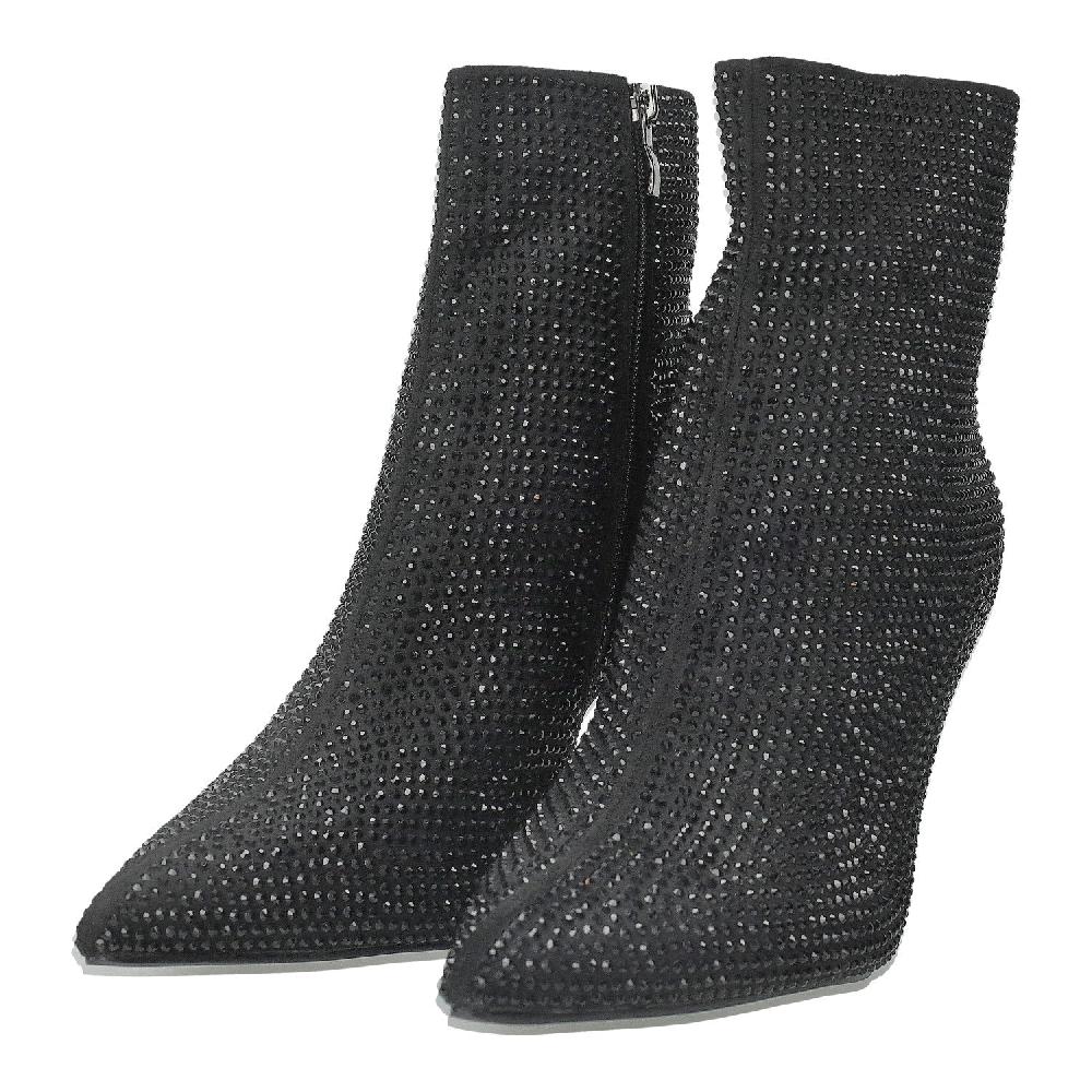 Tata Italia Stivaletti Con Strass.Tacco Alto 8cm