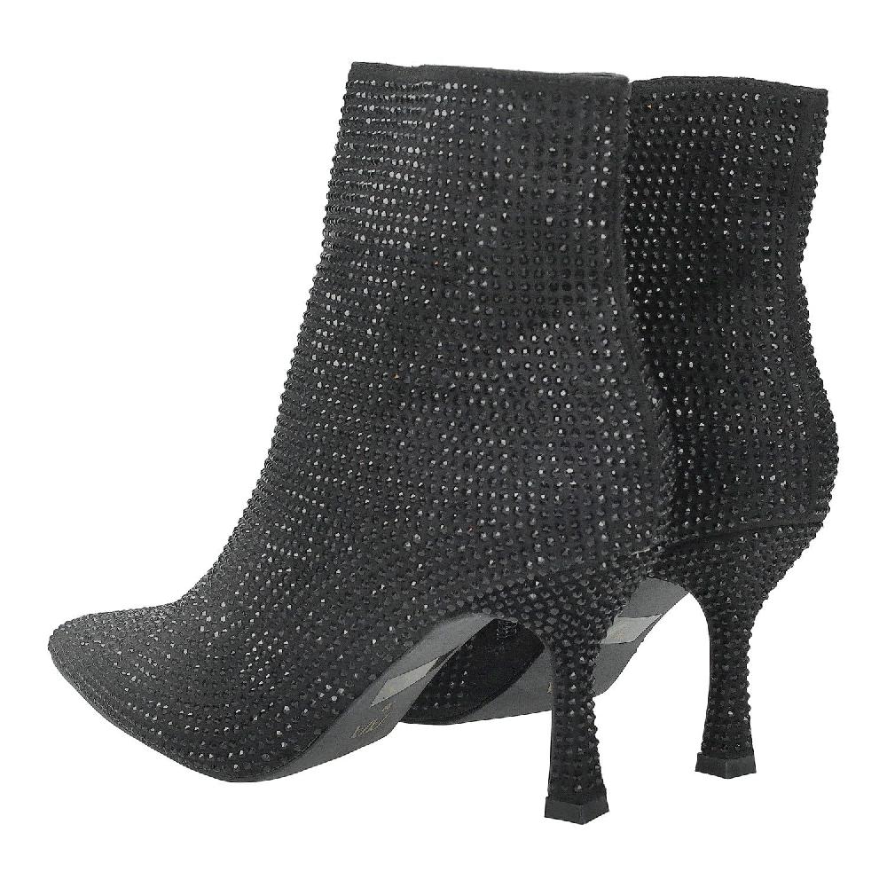 Tata Italia Stivaletti Con Strass.Tacco Alto 8cm