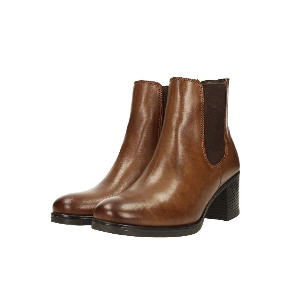 Tata Italia Stivaletti Neri In Vera Pelle