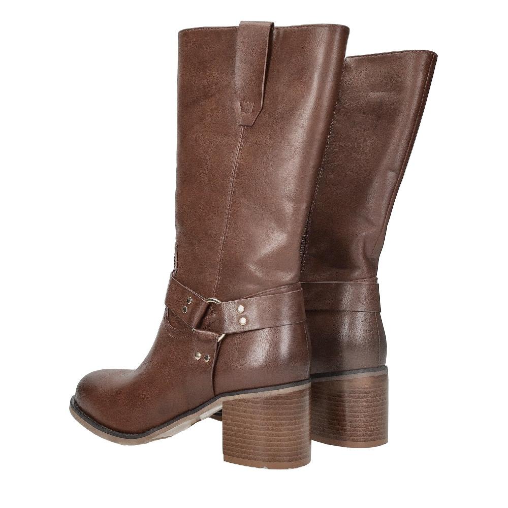 Tata Italia Stivali Biker Boots.Tacco Alto:6cm