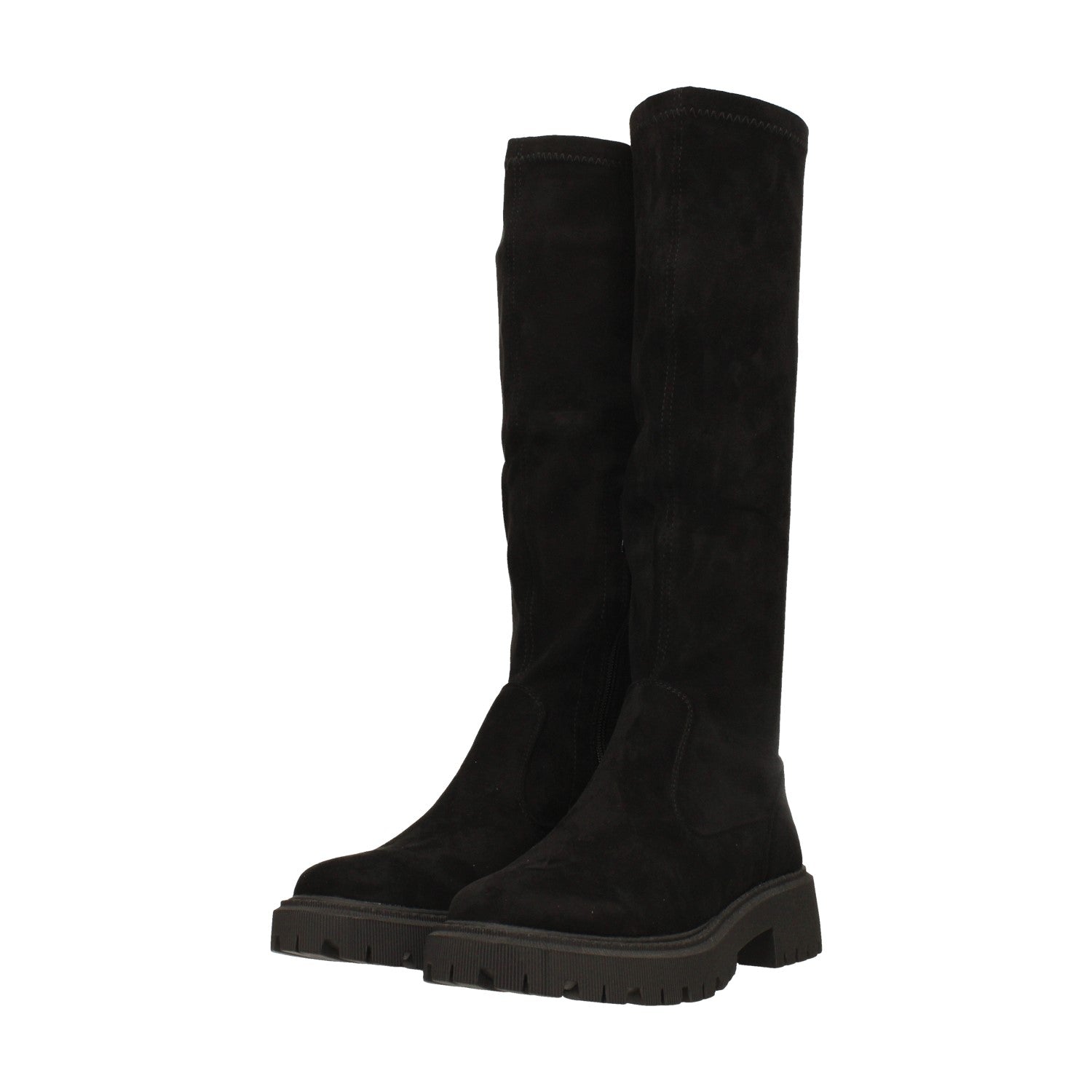 Tata Italia Stivali Scamosciati. Tacco Alto 4cm