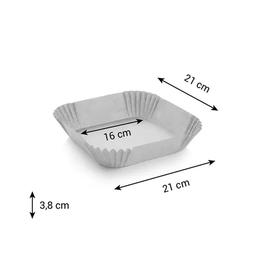 Tescoma CARTA FORNO QUADRATA PER FRIGGITRICE AD ARIA