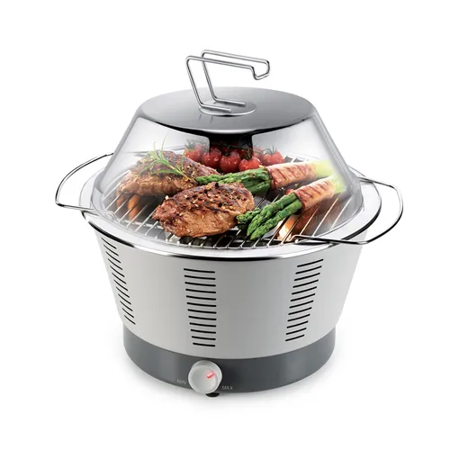 Tescoma COPERCHIO PER BARBECUE PORTATILE ACCIAIO INOSSIDABILE