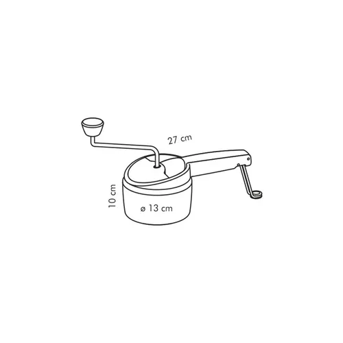 Tescoma GRATTUGIA JULIENNE A MANOVELLA CON 3 DISCHI