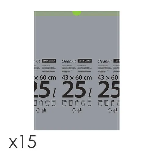 Tescoma SACCHI PER RIFIUTI CON CHIUSURA A CORDONCINO 25 L