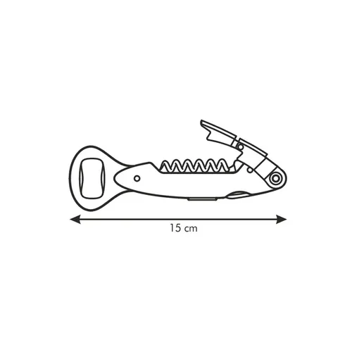 Tescoma APRIBOTTIGLIE MULTIFUNZIONE A DOPPIA LEVA