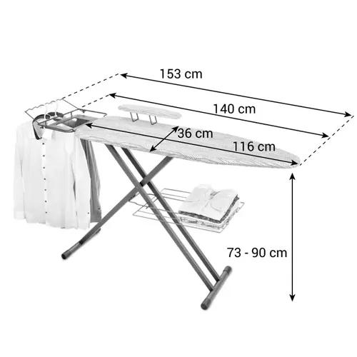 Tescoma ASSE DA STIRO CON STIRAMANICHE