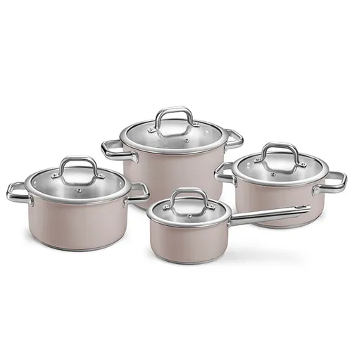 Tescoma BATTERIA DI PENTOLE TAUPE