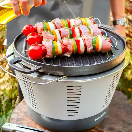 Tescoma BISTECCHIERA LISCIA E RIGATA IN GHISA