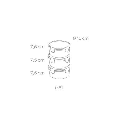 Tescoma BORSA TERMICA-ISOLANTE CON 3 CONTENITORI