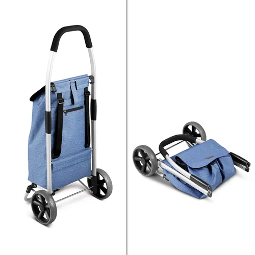 Tescoma CARRELLO PORTASPESA Blu
