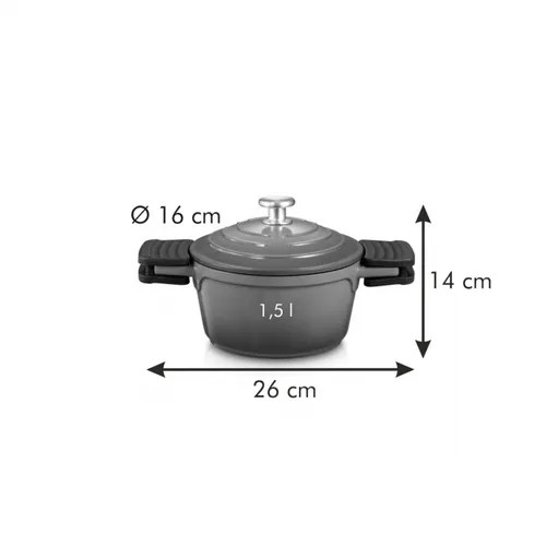 Tescoma CASSERUOLA CON COPERCHIO