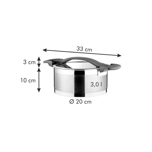 Tescoma CASSERUOLA CON COPERCHIO