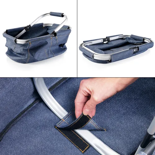 Tescoma CESTINO SHOPPING PIEGHEVOLE EFFETTO DENIM