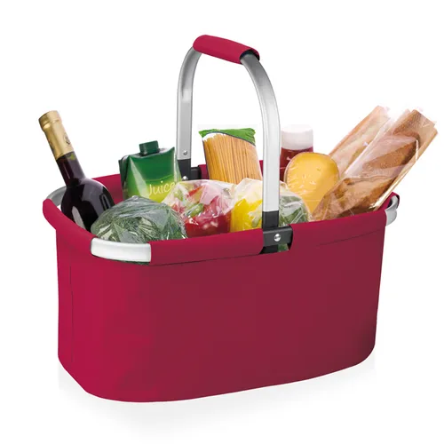 Tescoma CESTINO SHOPPING PIEGHEVOLE ROSSO