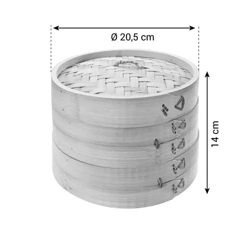 Tescoma CUOCIVAPORE IN BAMBOO 2 CESTELLI