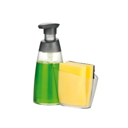 Tescoma DISPENSER PER SAPONE CON PORTA SPUGNA
