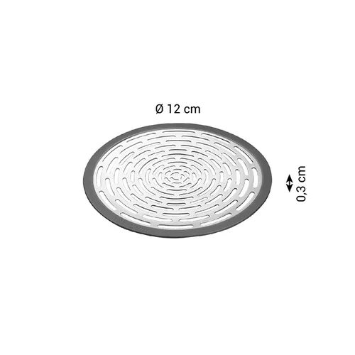 Tescoma FILTRO LAVELLO ACCIAIO INOX