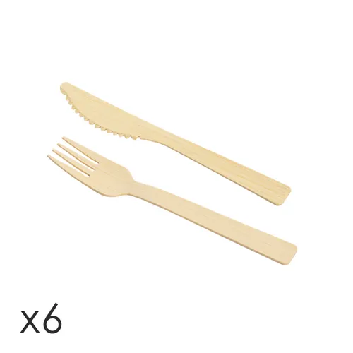 Tescoma FORCHETTA E COLTELLO BAMBOO