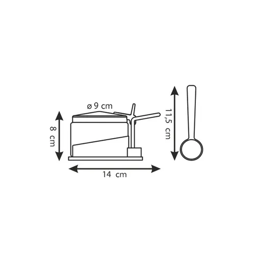 Tescoma FORMAGGIERA ZUCCHERIERA