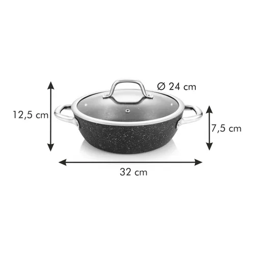 Tescoma PADELLA FONDA CON COPERCHIO